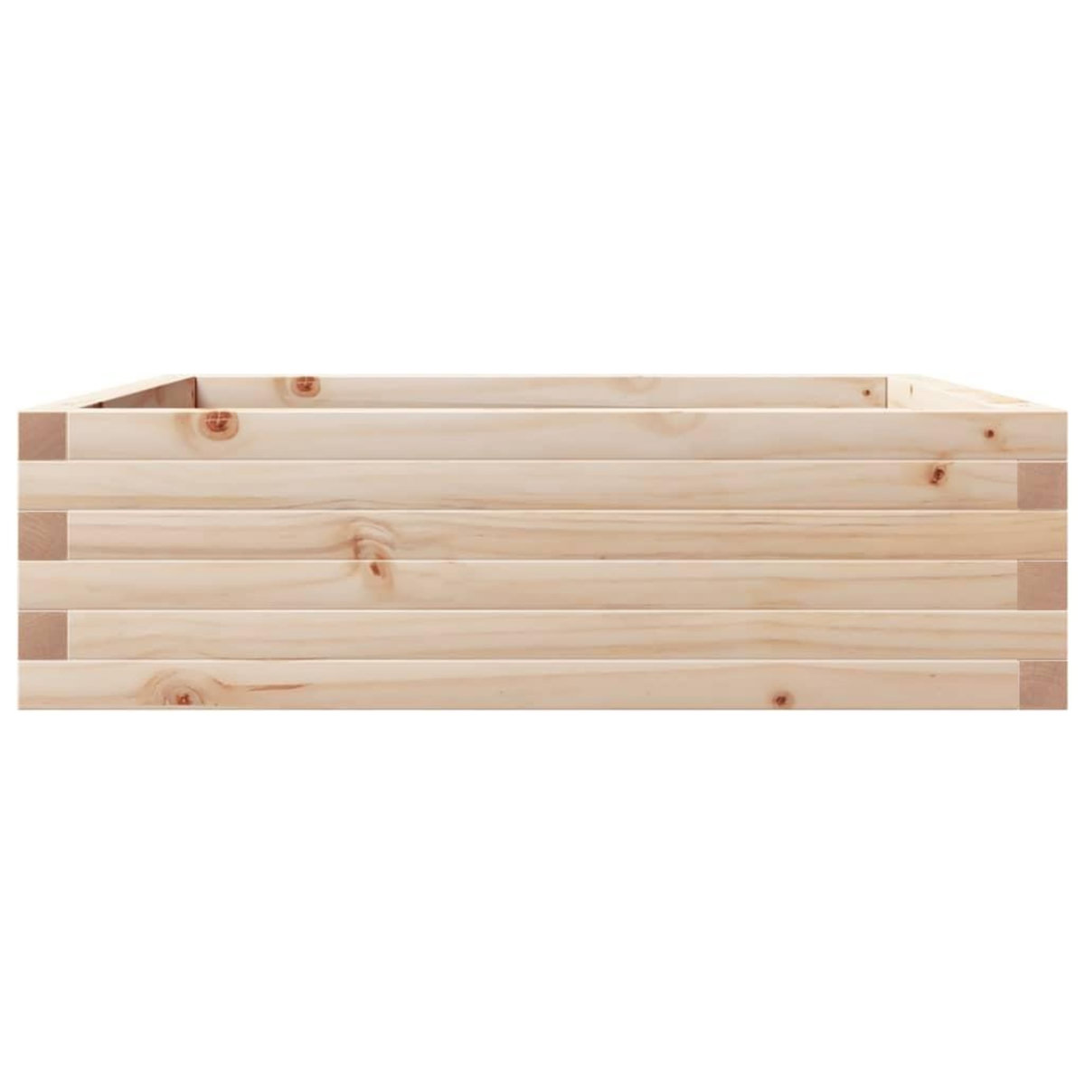 VIDAXL Jardiniere 80x80x23 cm bois de pin massif