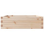 Voir la diapositive 5 : VIDAXL Jardiniere 80x80x23 cm bois de pin massif