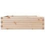 Voir la diapositive 5 : VIDAXL Jardiniere 80x80x23 cm bois de pin massif
