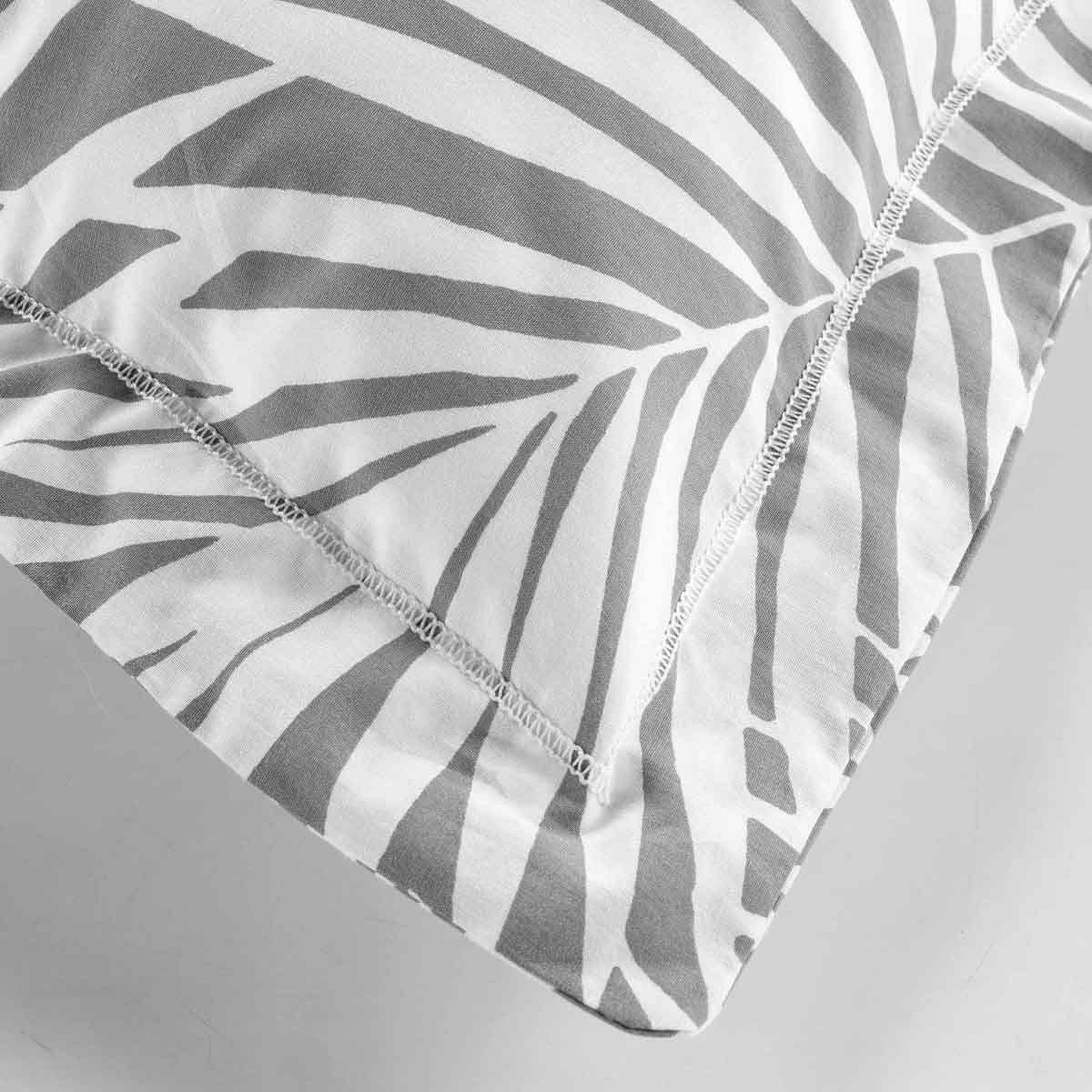 Voir la diapositive 2 : Douceur d'Intérieur Taie d'oreiller en coton  botania  50x70cm gris