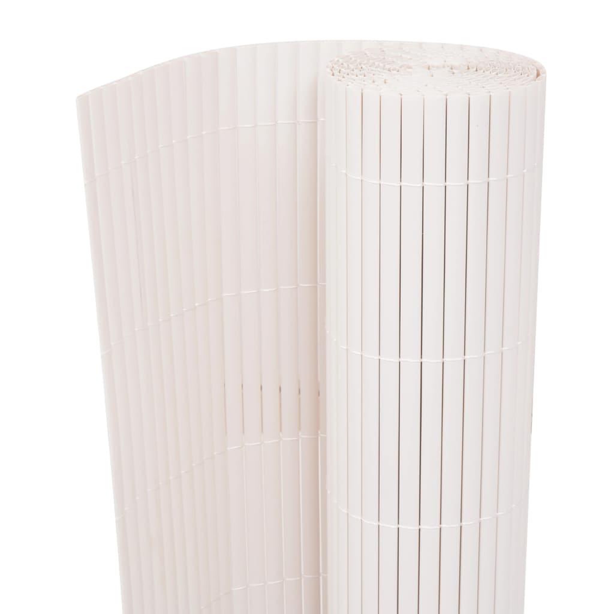 VIDAXL Cloture de jardin Double face 90 x 500 cm Blanc