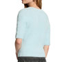 Voir la diapositive 2 : MORGAN Pull Manches Courtes Turquoise Femme Morgan MTOM