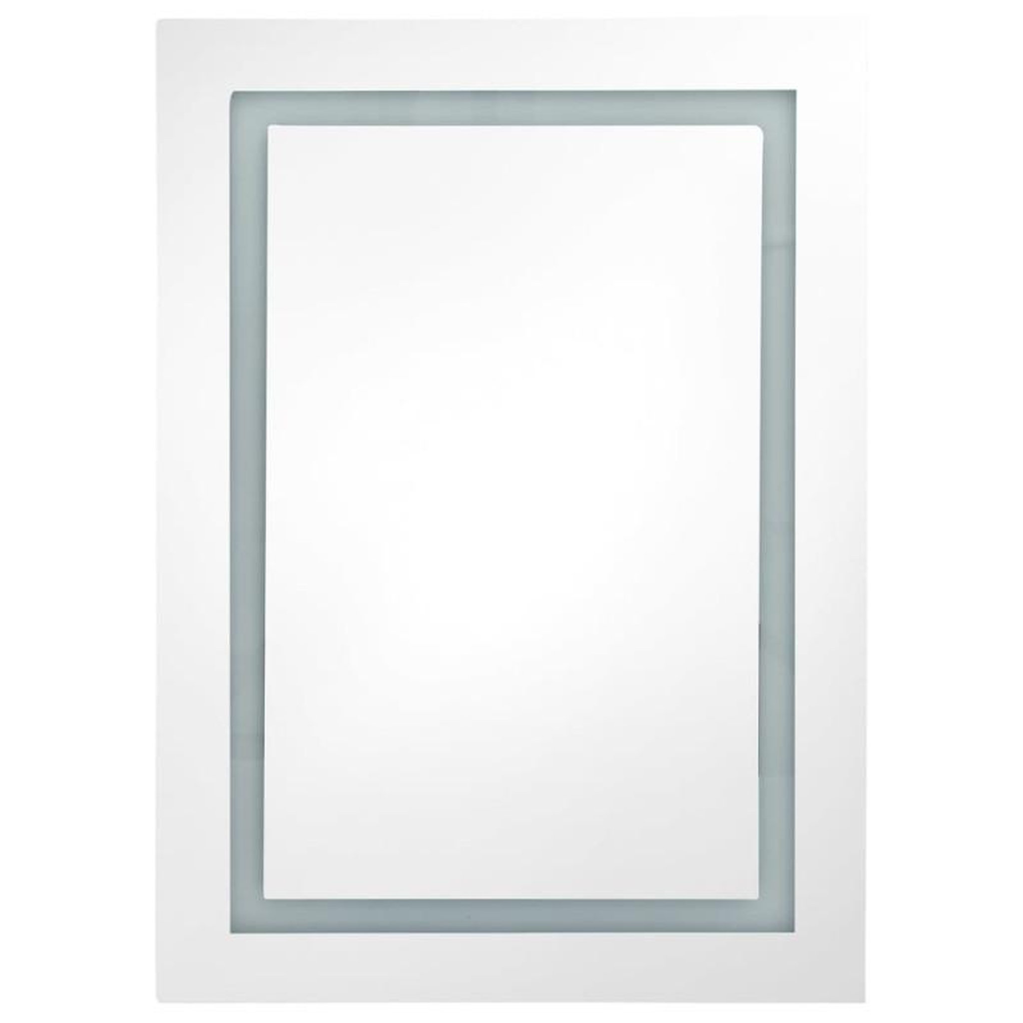 Voir la diapositive 4 : VIDAXL Armoire de salle de bain à miroir LED blanc et chêne 50x13x70cm