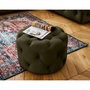 Voir la diapositive 1 : LISA DESIGN Gallata - pouf chesterfield rond - en velours