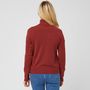 Voir la diapositive 2 : INEXTENSO Pull col roulé rouge femme