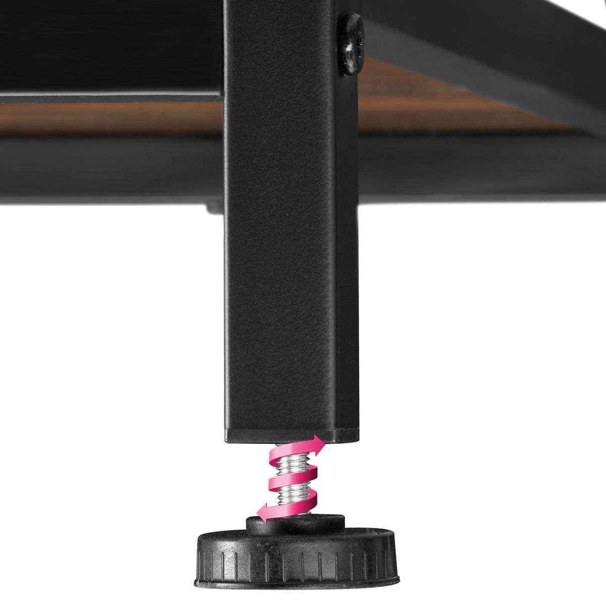 tectake Banquette coffre style industriel Bois foncé industriel, rustique