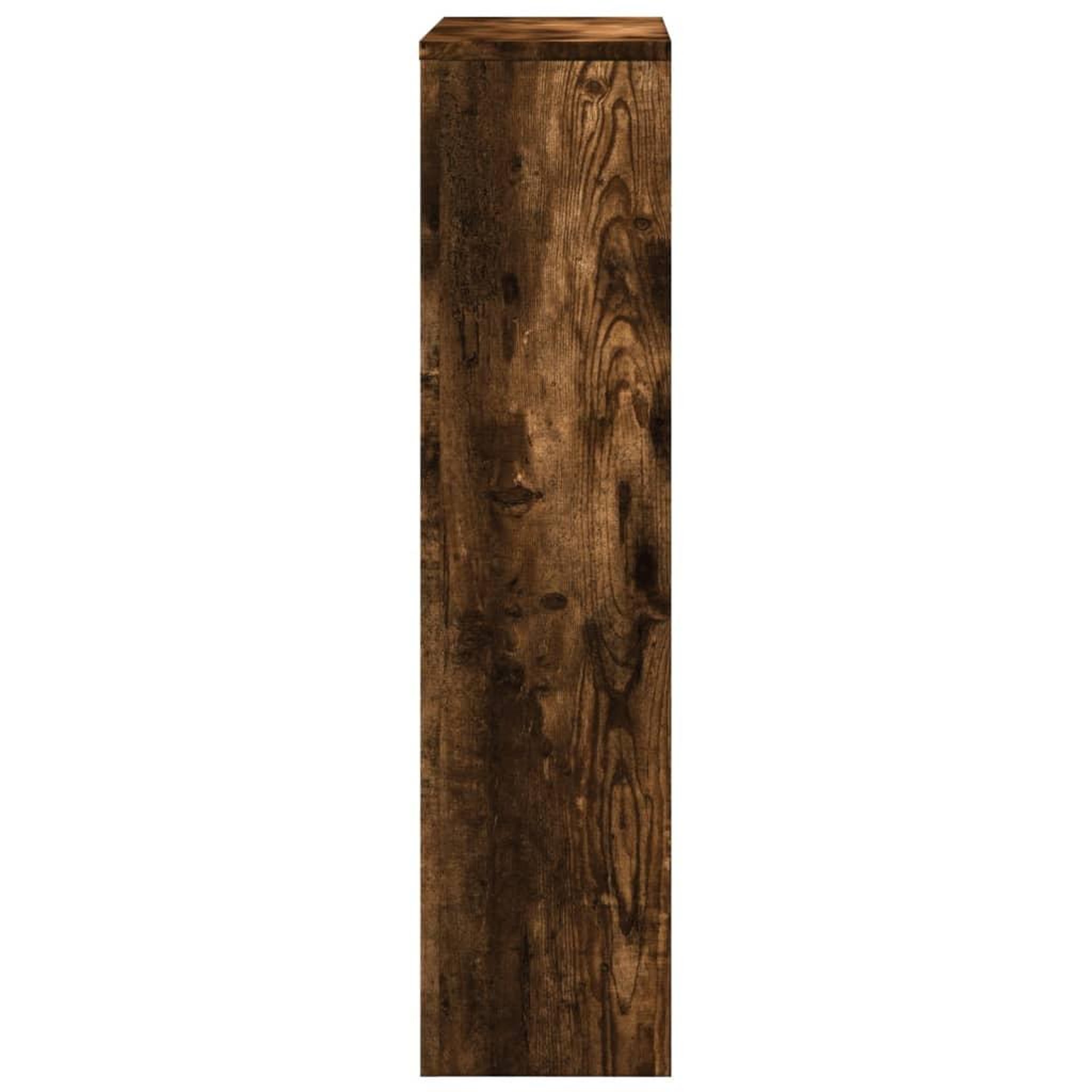 Voir la diapositive 4 : VIDAXL Cache-radiateur chene fume 104x20x82 cm bois d'ingenierie