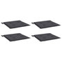 Voir la diapositive 3 : VIDAXL Coussins de chaise de jardin lot de 4 anthracite 40x40x3 cm