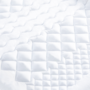 Voir la diapositive 5 : ID MARKET Surmatelas 140x190 CM SACHA 7 zones de confort épais et moelleux 600 gr