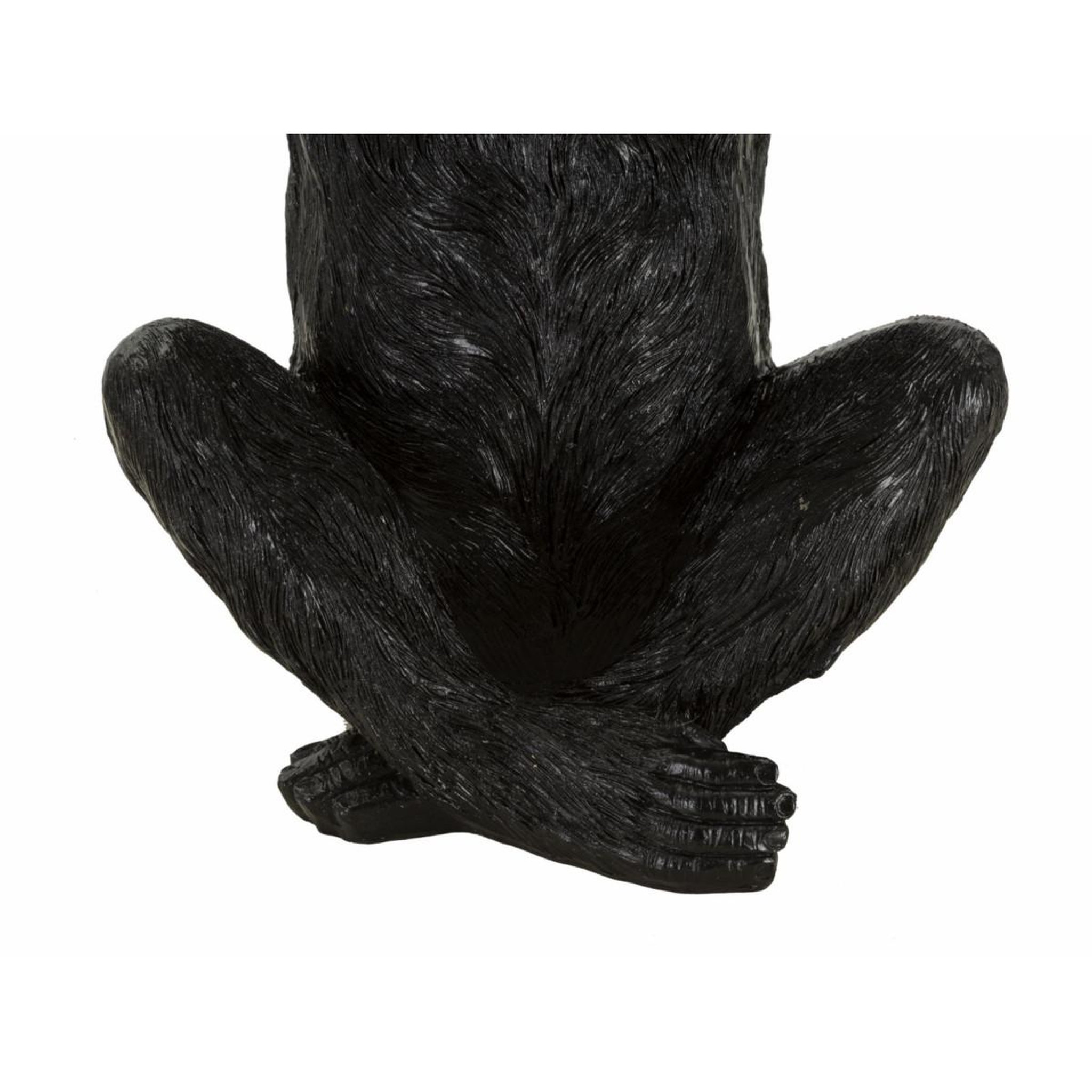 Voir la diapositive 5 : Paris Prix Vide-poche statuette singe  banane  31cm noir & or