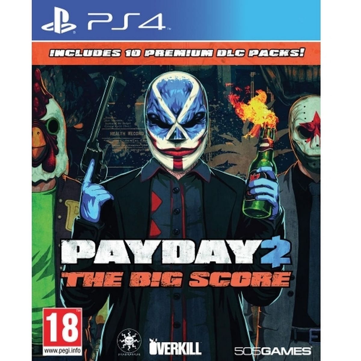 JUST FOR GAMES PayDay 2 Crimewave Edition The Big Score PS4
