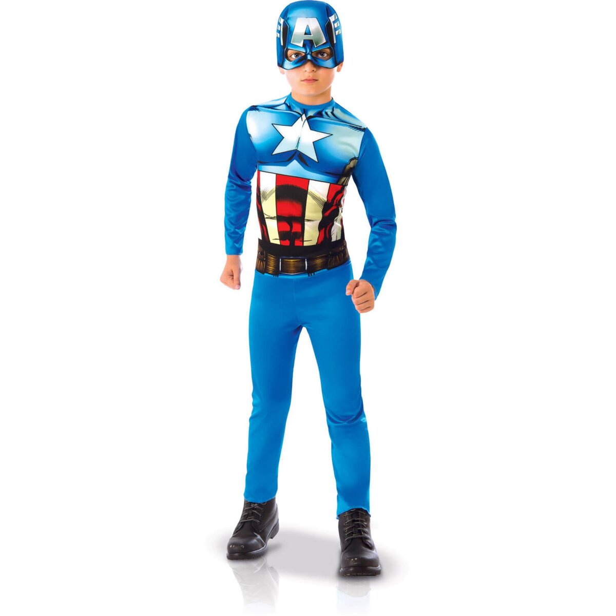 Rubie's Déguisement Captain America - Avengers - Enfant - 3/4 ans (96 à 104 cm)