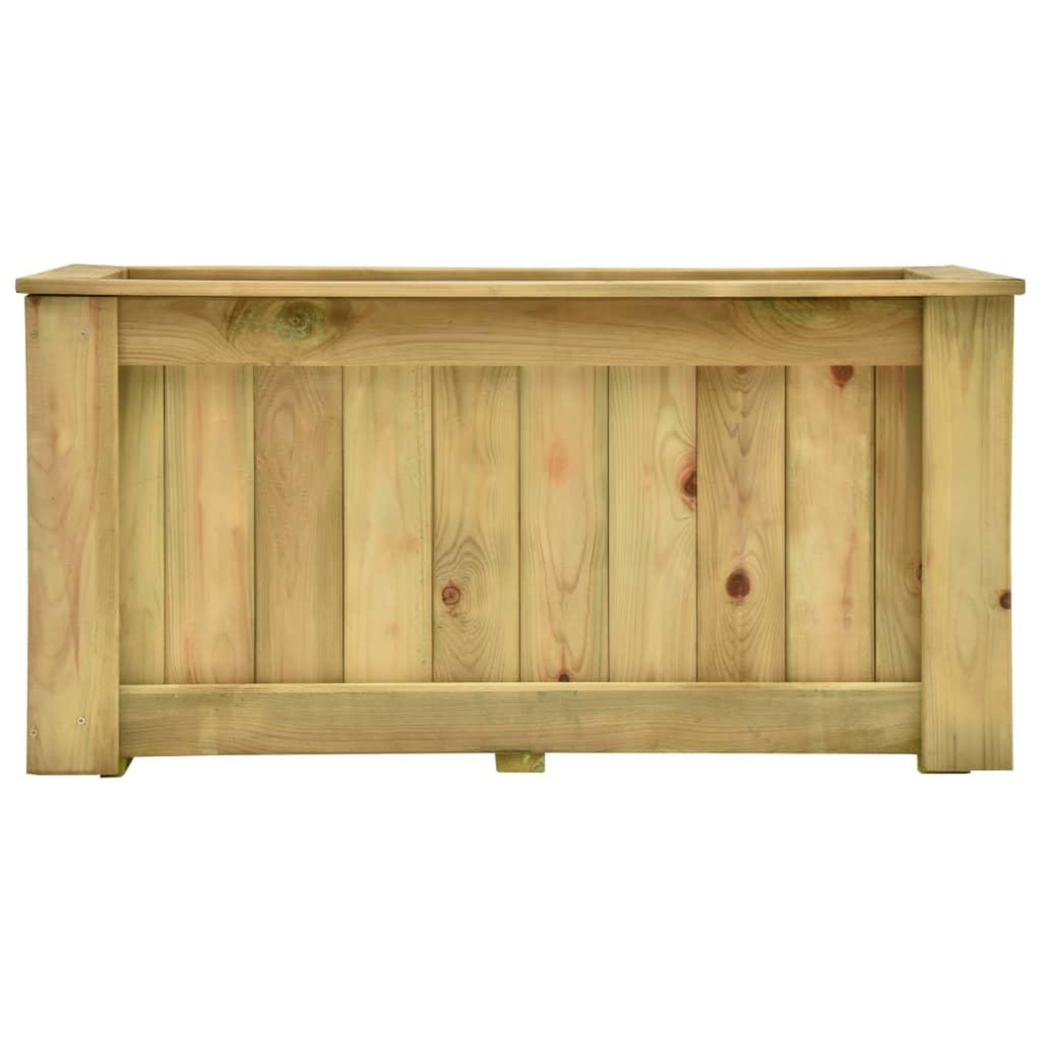 Voir la diapositive 2 : VIDAXL Jardiniere surelevee 100x50x50 cm Bois de pin impregne