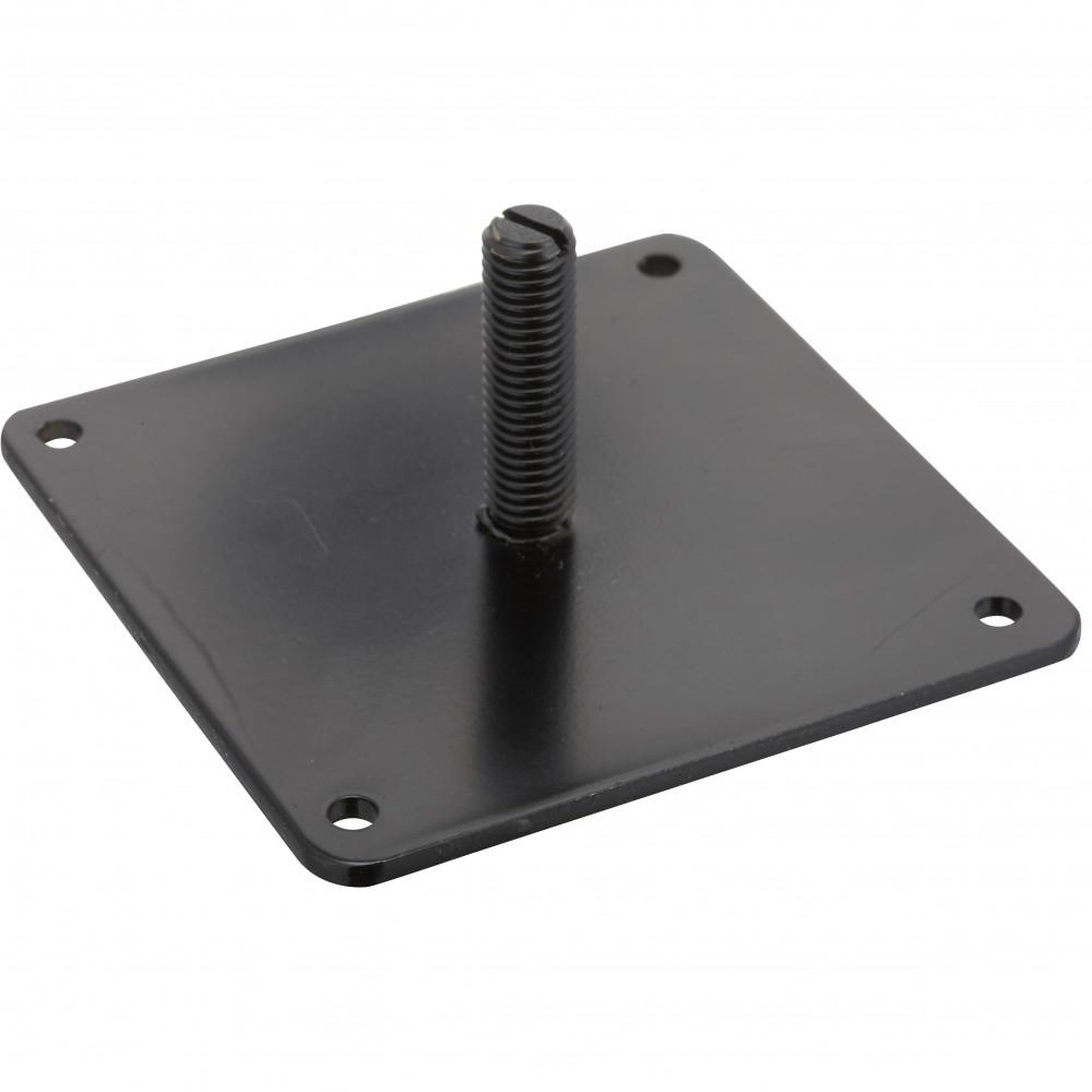 CENTRALE BRICO Plaque de montage acier à visser, Diam.10 x H.90 mm x l.90 mm