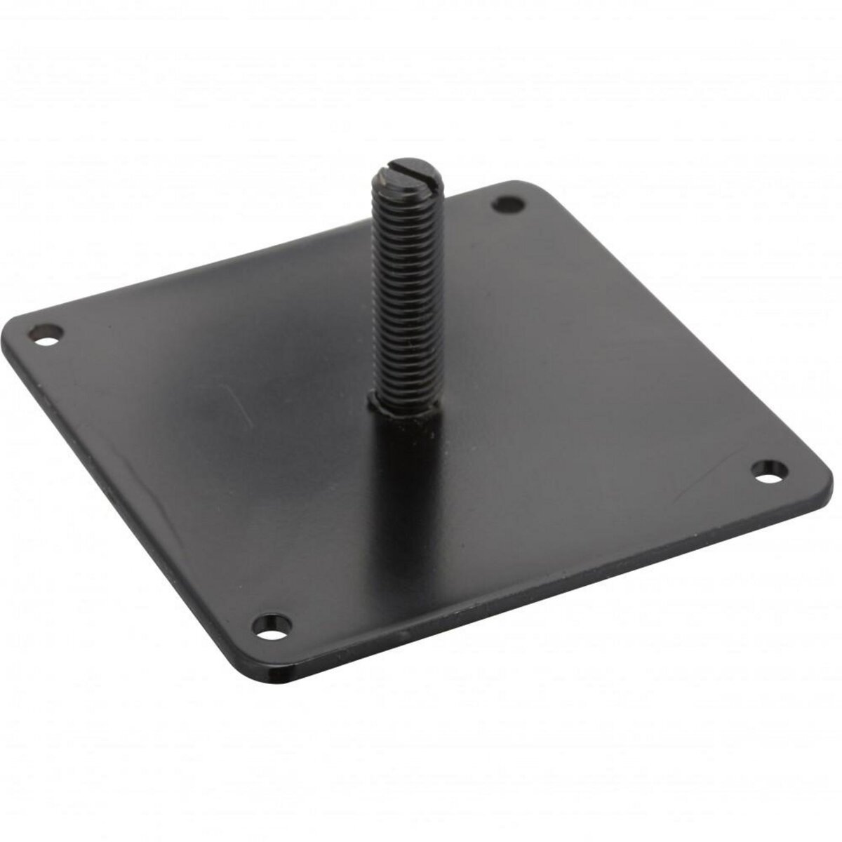 CENTRALE BRICO Plaque de montage acier à visser, Diam.10 x H.90 mm x l.90 mm