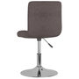 Voir la diapositive 4 : VIDAXL Chaises pivotantes a manger lot de 6 taupe tissu