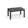 Voir la diapositive 2 : ALLIBERT by KETER ALLIBERT by KETER - Canap, dangle SanRemo 6 places imitation rotin tresse avec table basse - gris graphite