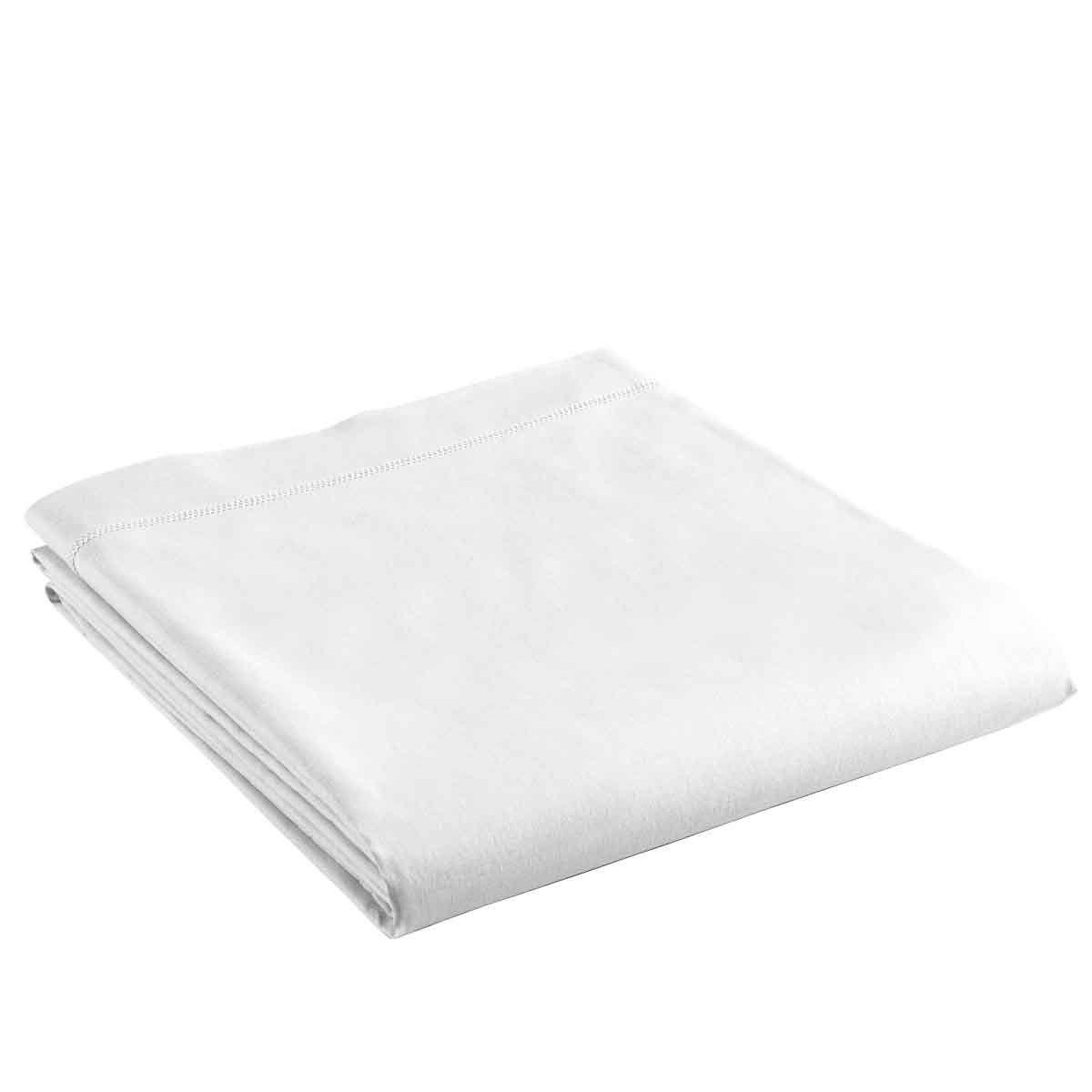 Voir la diapositive 2 : Douceur d'Intérieur Drap plat en coton  biolina  240x300cm blanc