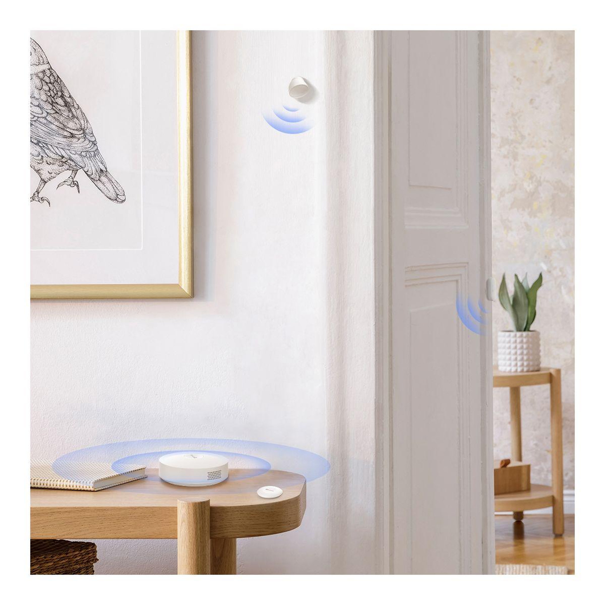 Voir la diapositive 4 : EZVIZ Alarme maison avec Hub/Sirène + 2 detecteurs +1 bouton