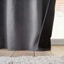 Voir la diapositive 3 : Paris Prix Rideau Isolant Velours  Polarchic  140x260cm Anthracite