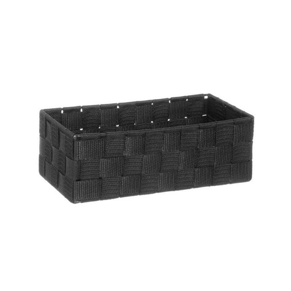  Lot de 4 Paniers de Rangement  Déco  28cm Noir