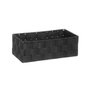 Voir la diapositive 3 :  Lot de 4 Paniers de Rangement  Déco  28cm Noir