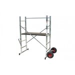 HAILO Echafaudage aluminium jardin avec roue HAILO hauteur de travail 3 m