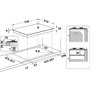 Voir la diapositive 2 : HOTPOINT Plaque gaz 5 foyers 10,5kW 75x51 cm inox – Hotpoint PNN751IX