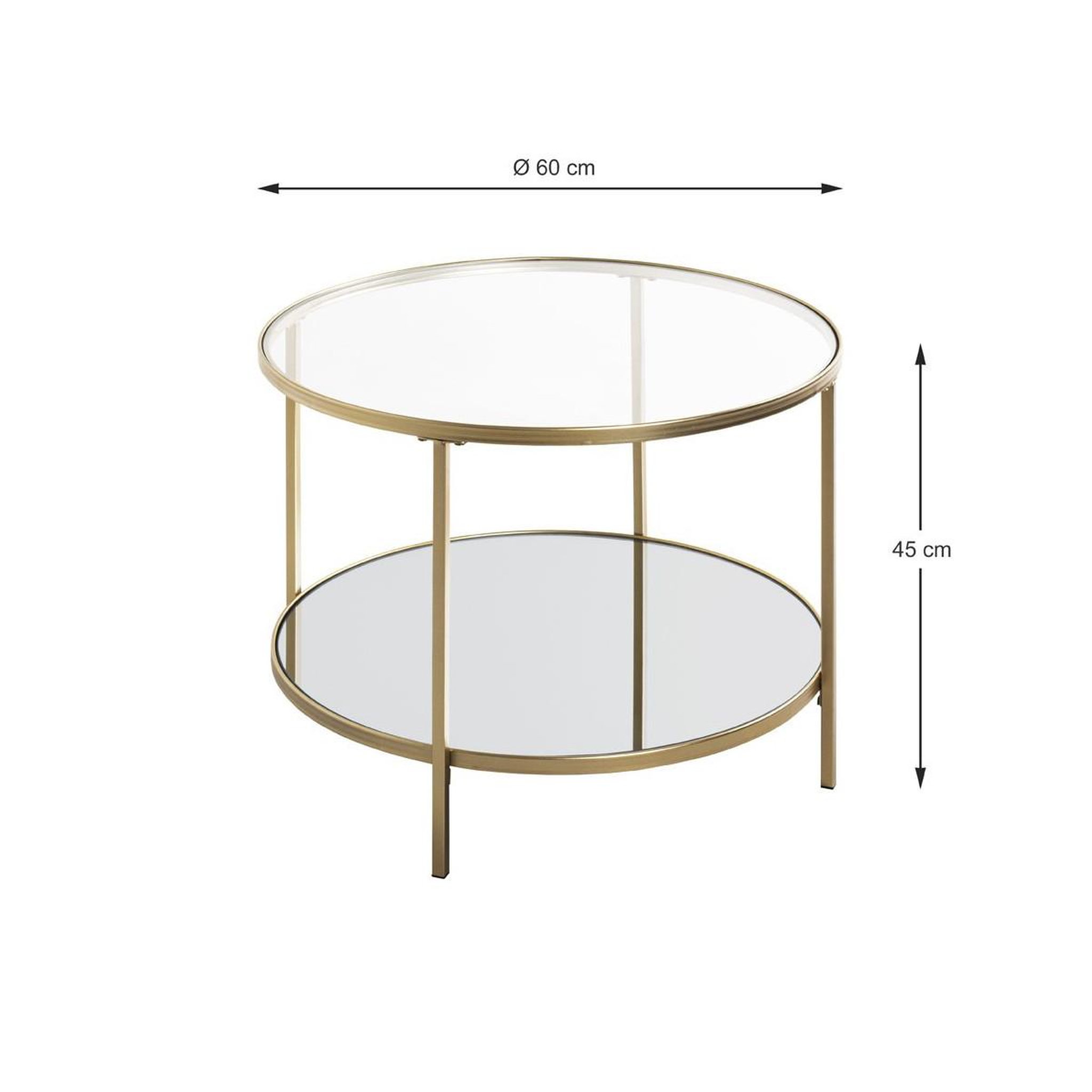 Voir la diapositive 6 : Paris Prix Table d'appoint design  timana  60cm or