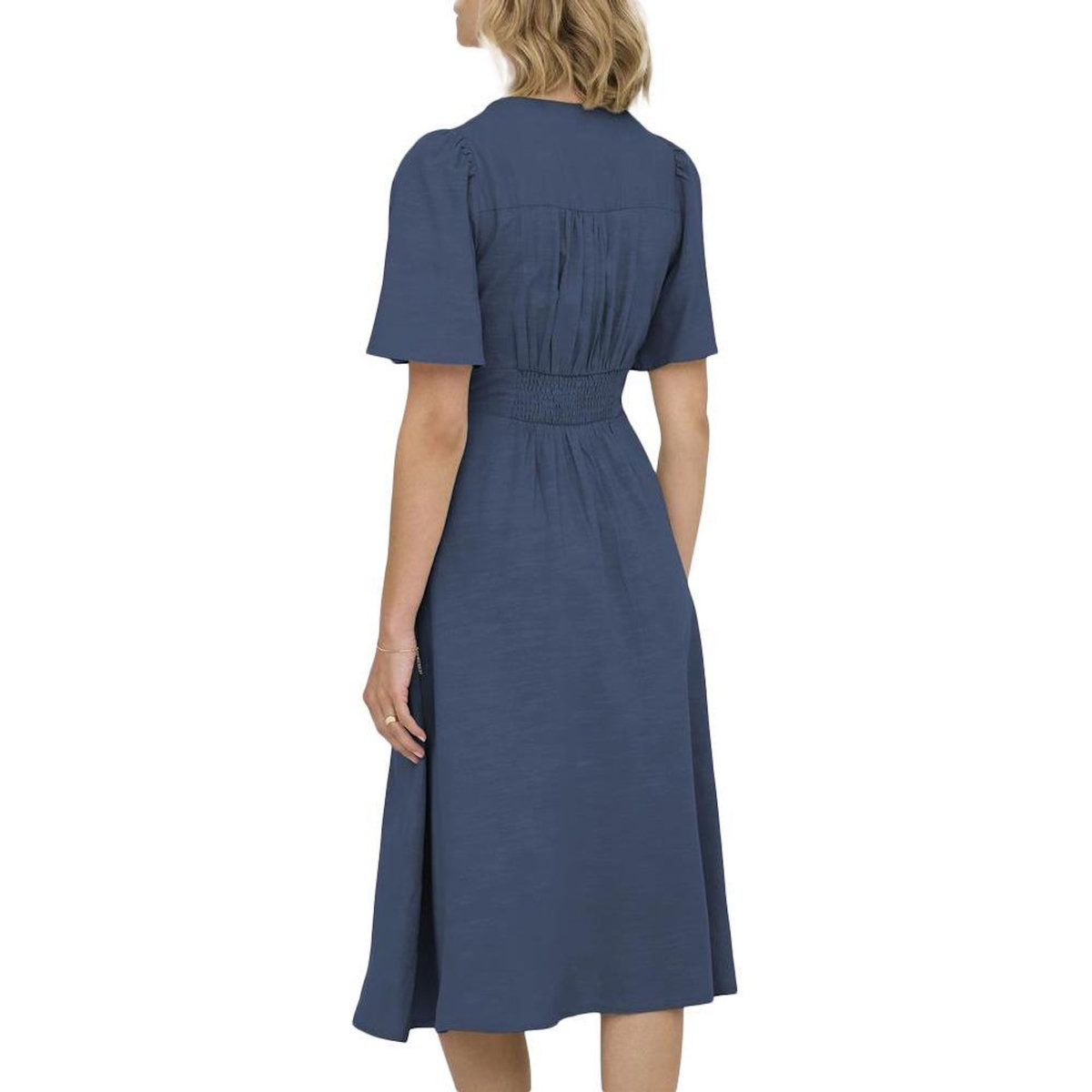 JACQUELINE DE YONG Robe Bleu Femme JDY Nora 2/4 Midi