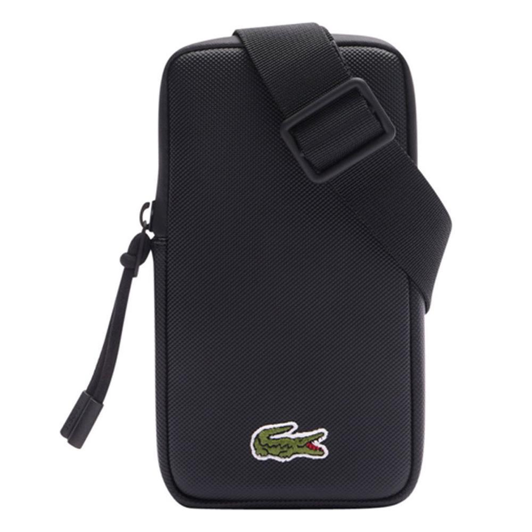 Voir la diapositive 2 : Lacoste Sac à bandoulière noir homme lacoste inclus