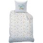Voir la diapositive 3 : LE ROI LION Parure housse de couette coton 57 fils ROI LION SAVANA