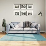 VIDAXL Tapis OVIEDO a poils courts vert 160x160 cm