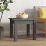 Voir la diapositive 1 : VIDAXL Table basse Gris 35x35x30 cm Bois massif de pin