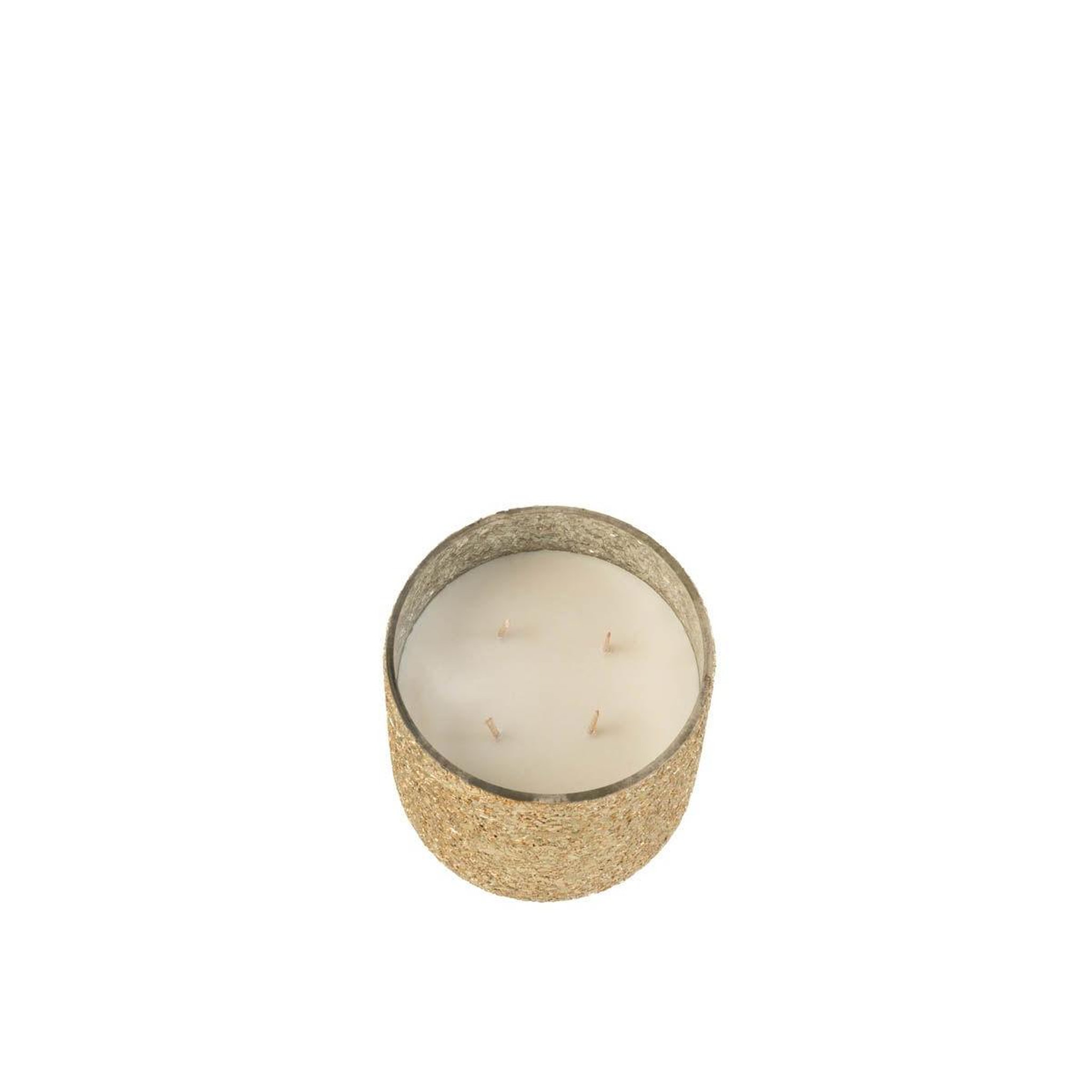 Voir la diapositive 2 : J-LINE Bougie parfumée déco  luxuria  15cm vanilla escape