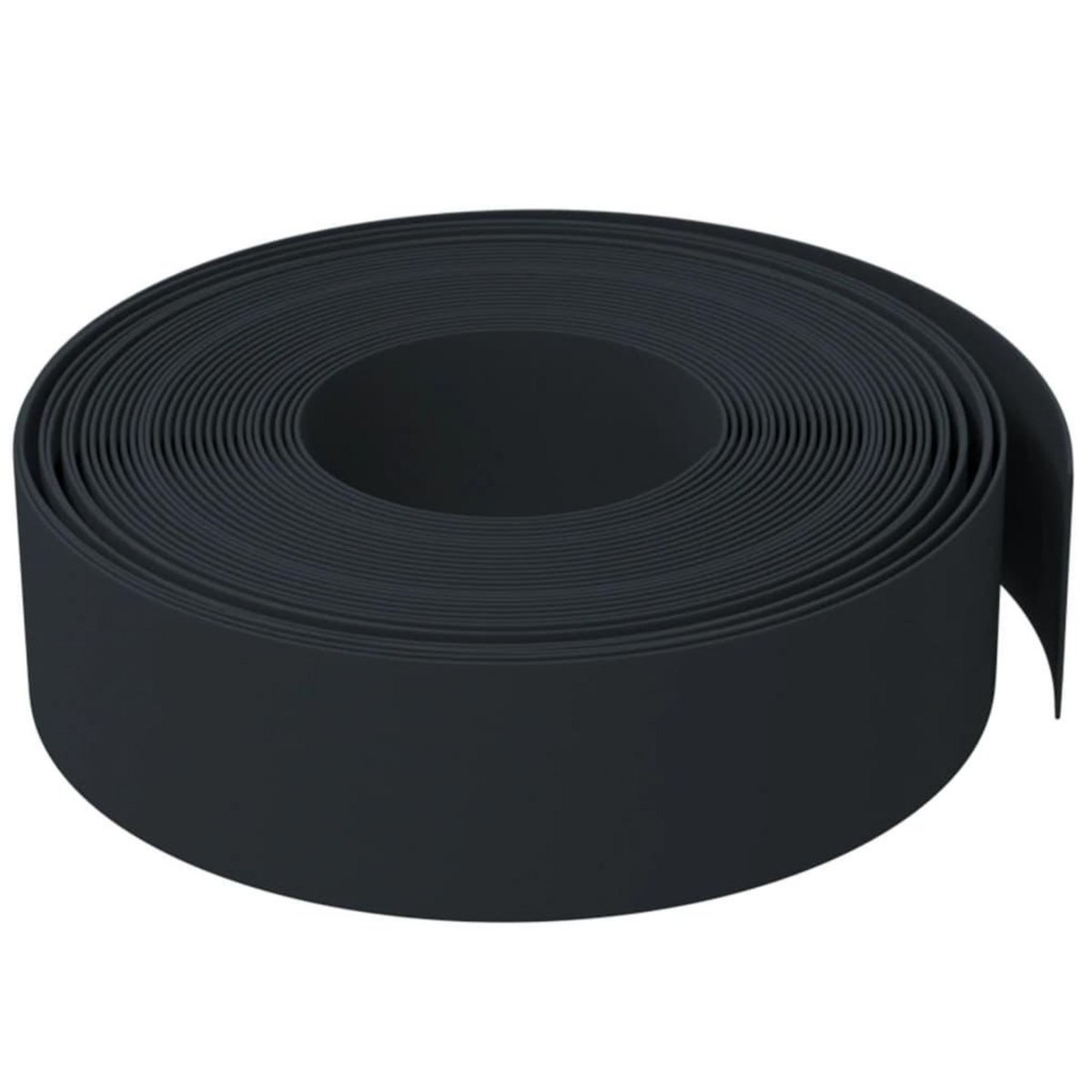 VIDAXL Bordures de jardin 5 pcs noir 10 m 15 cm polyethylene