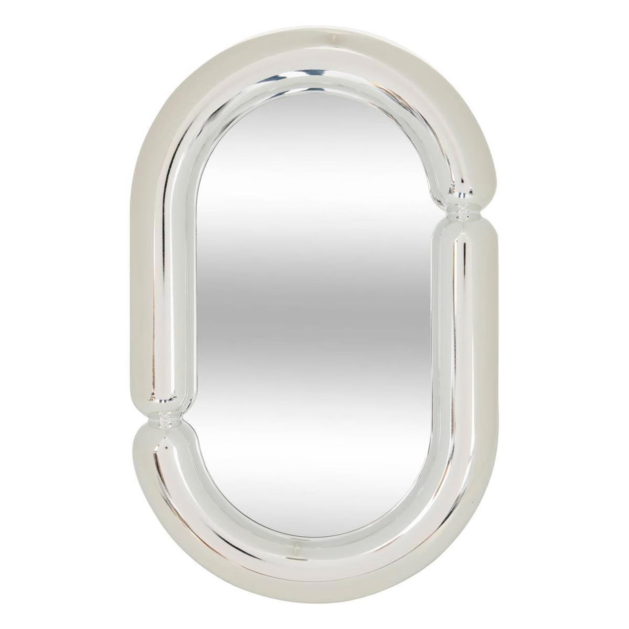 ATMOSPHERA Miroir design à poser  sky  30cm argent