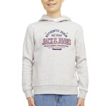 Jack & Jones Sweat  Garçon Jack & Jones Logo. Coloris disponibles : Gris