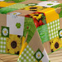 Voir la diapositive 2 : Douceur d'Intérieur Nappe rectangulaire toile cirée 140x240cm Patchfleur