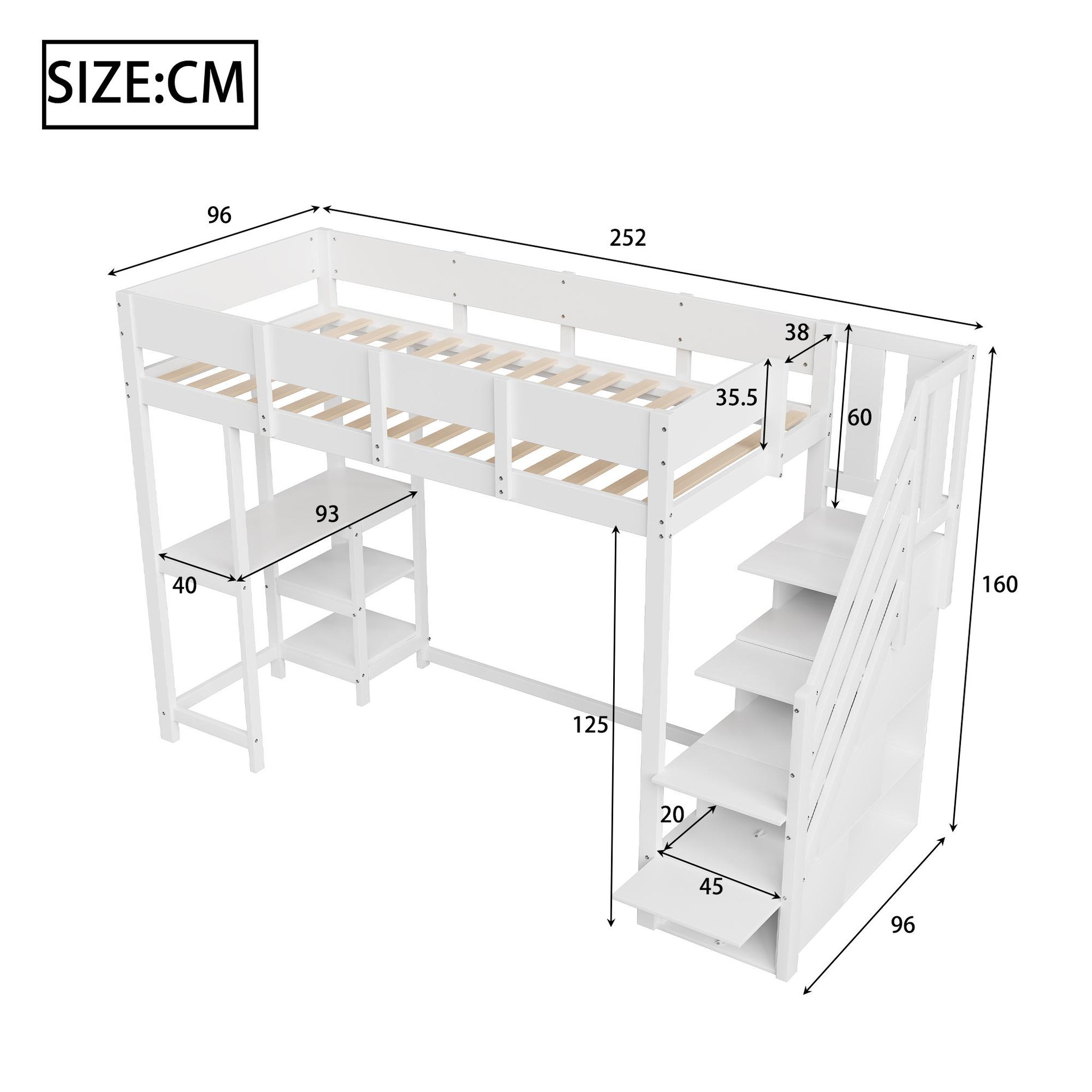 Voir la diapositive 3 : MERAX Lit mezzanine