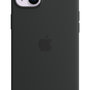 Voir la diapositive 3 : APPLE Coque en silicone avec MagSafe pour Apple iPhone 14 Plus Minuit