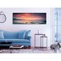 Voir la diapositive 2 : Paris Prix Tableau Imprimé  Beach in Crete Narrow Red