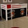 Voir la diapositive 2 : Paris Prix Lit Enfant  Pino Pirates II  90x200cm Blanc