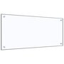 Voir la diapositive 1 : VIDAXL Dosseret de cuisine Transparent 90 x 40 cm Verre trempé