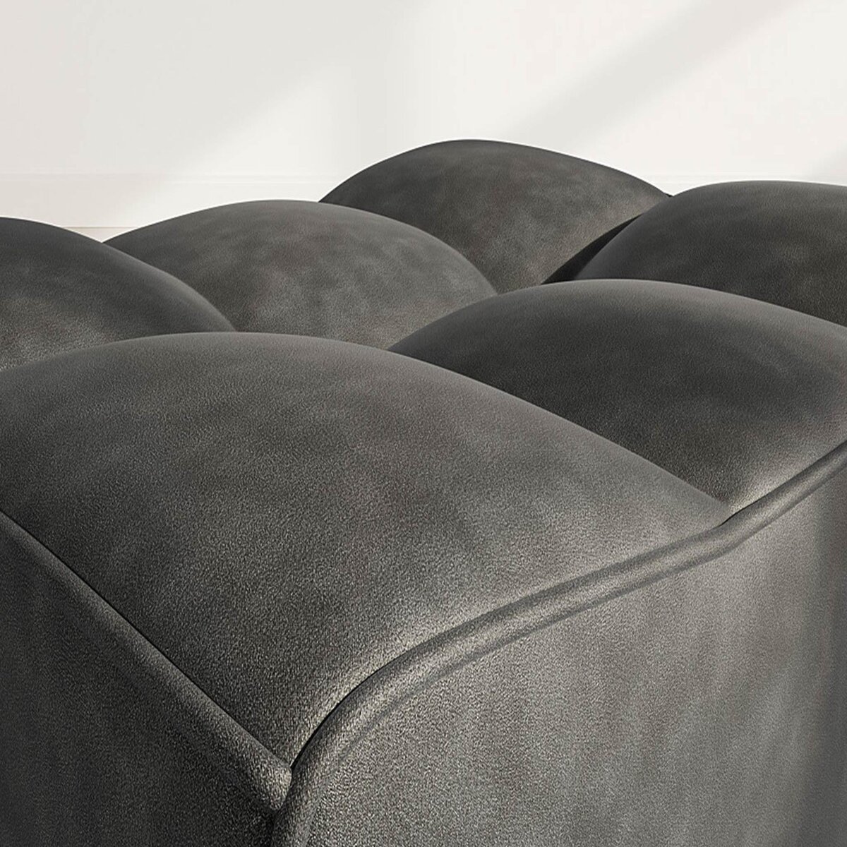 LISA DESIGN Alya - pouf en simili