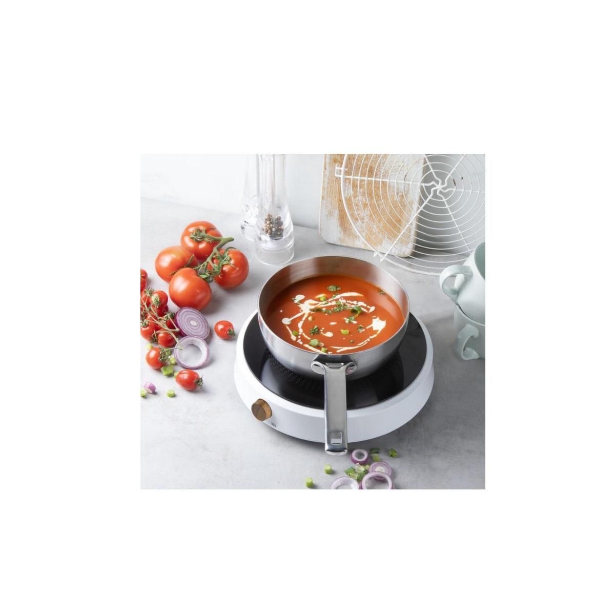 Domo Rechaud induction ronde 1 foyer - DO30112IP