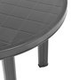 Voir la diapositive 3 : VIDAXL Table de jardin Anthracite 89 cm Plastique