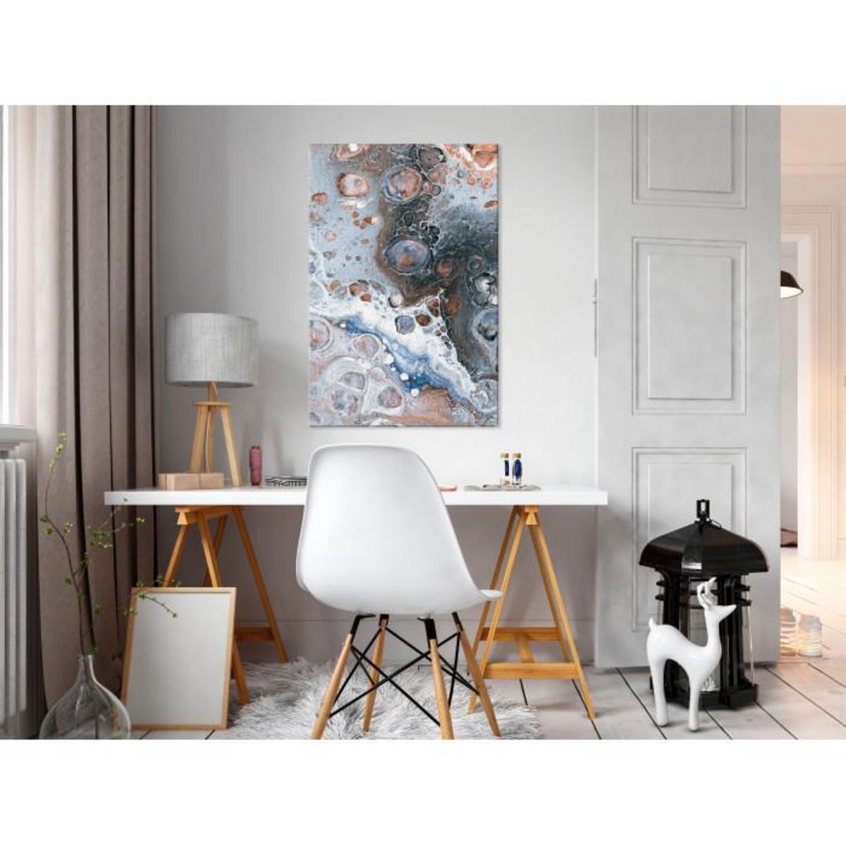 Paris Prix Tableau Imprimé  Blue Sienna Marble