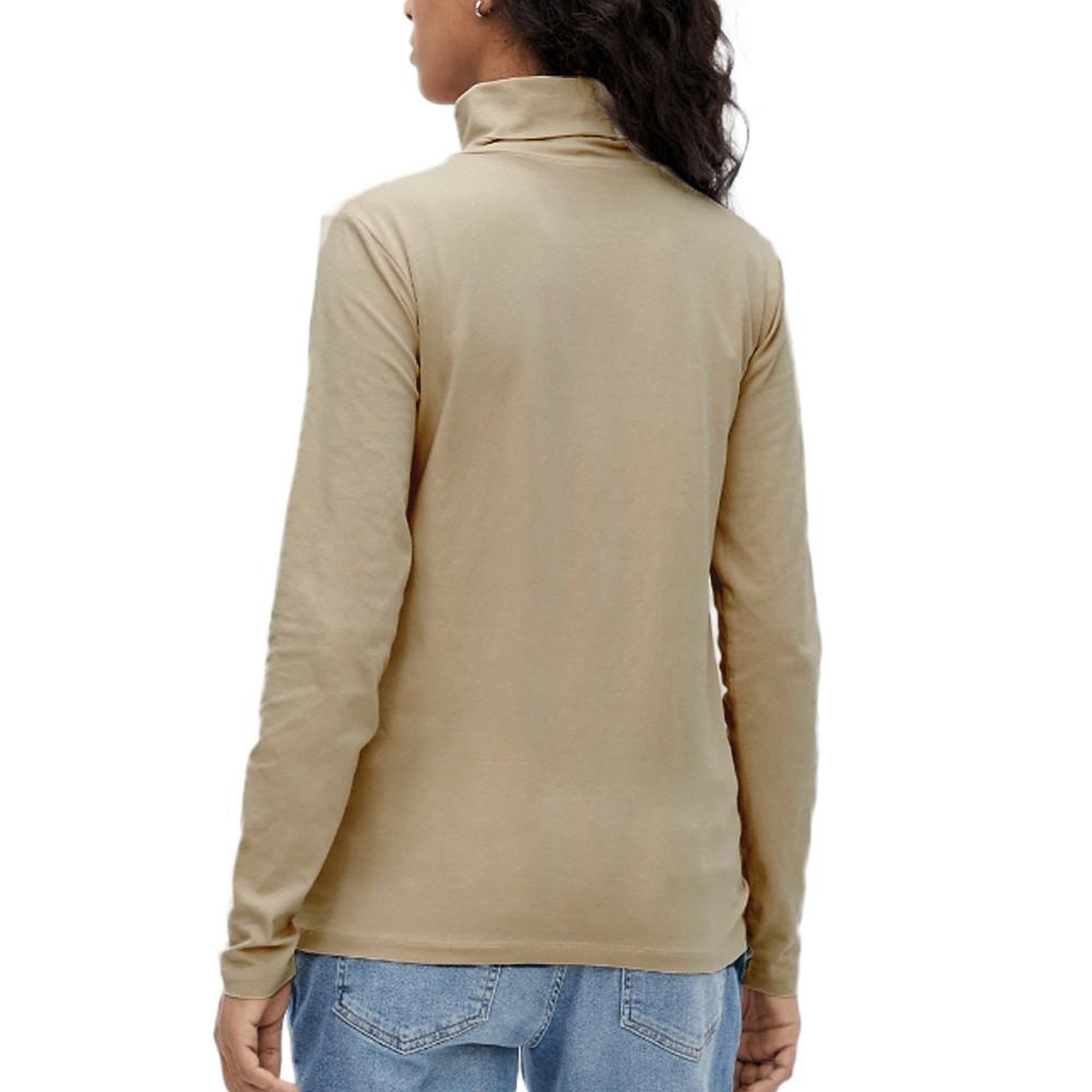 Voir la diapositive 2 : MAMALICIOUS T-Shirt de Grossesse Beige Femme MamaliciousMia