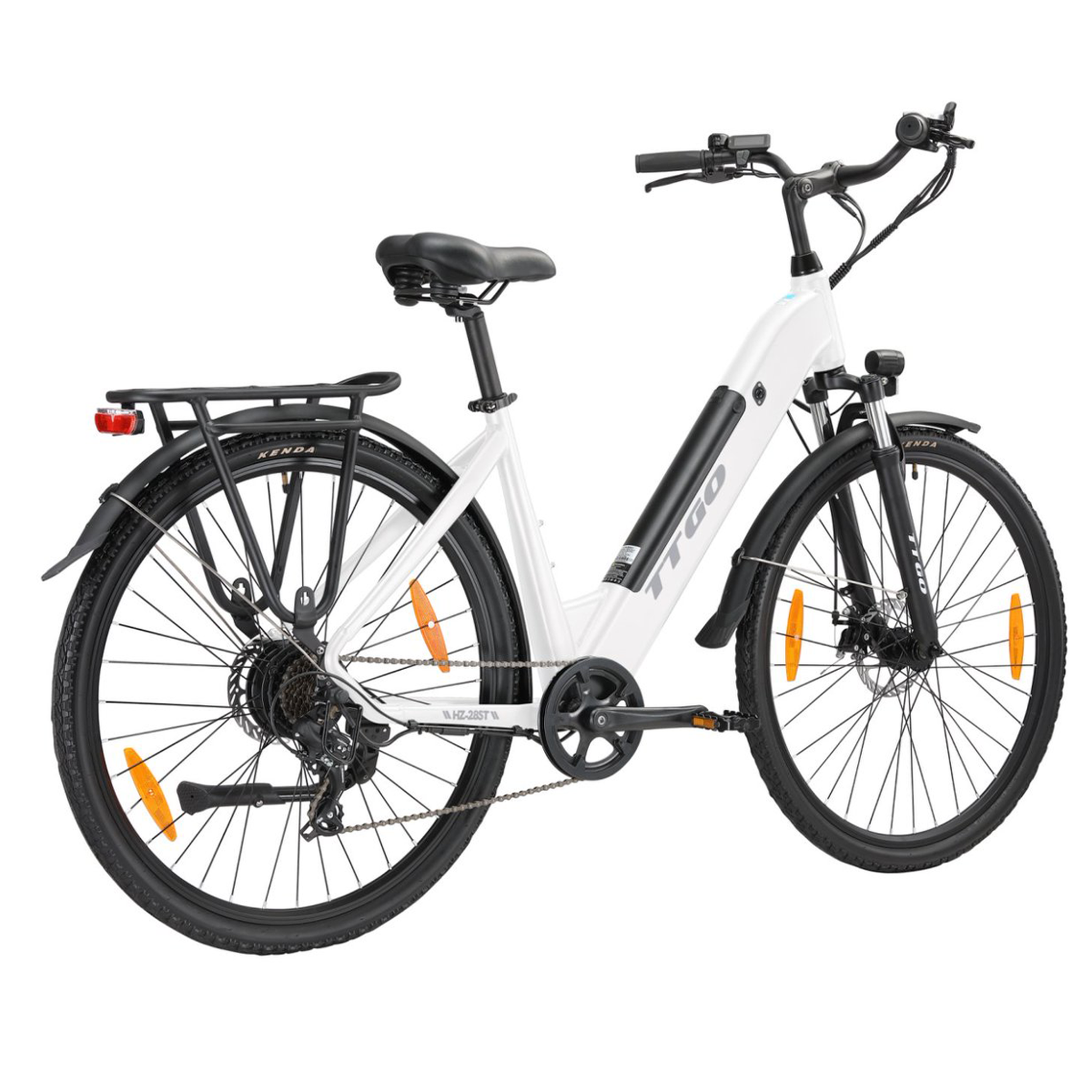 Voir la diapositive 4 : TTGO Vélo électrique de ville TTGO HZ-28ST, 250 W, 36 V, 20 Ah, Shimano 7 vitesses